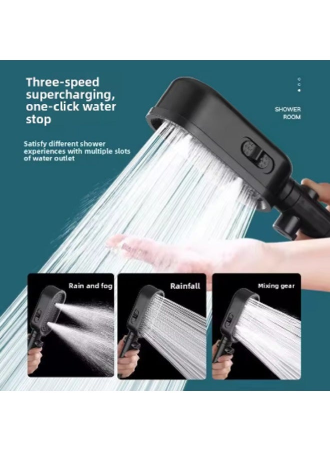 MIXSNOW High-flow pressure shower head for handheld shower in home bathroom - Image 2